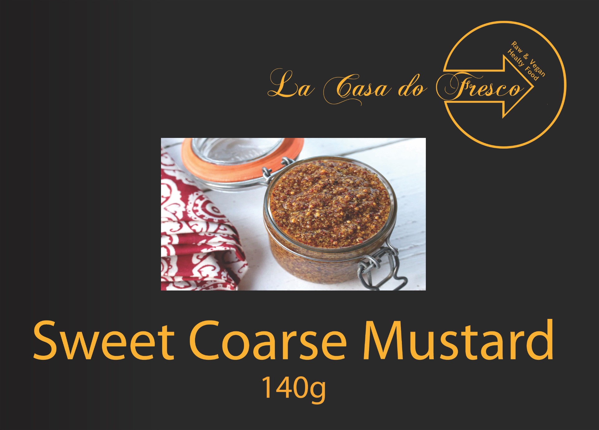 Sweet Coarse Mustard 140g